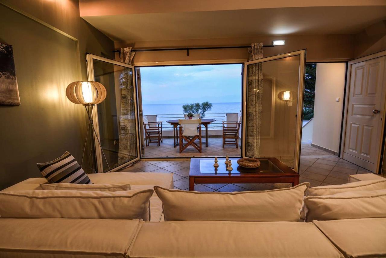 Aigli Luxurious Villa Kato Pitsa Bagian luar foto