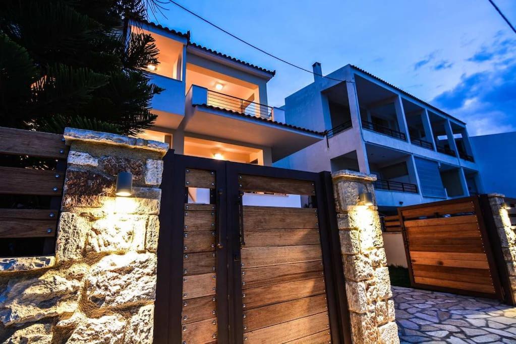 Aigli Luxurious Villa Kato Pitsa Bagian luar foto